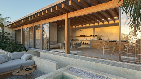 Penthouse Deluxe | Área de sala de estar