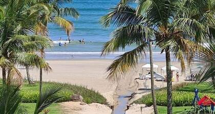 Riviera: M4 Giardino 44A, frente Praia, 4Dorms, 3Banh, 2Gar, Varanda Gourmet com Churrasqueira