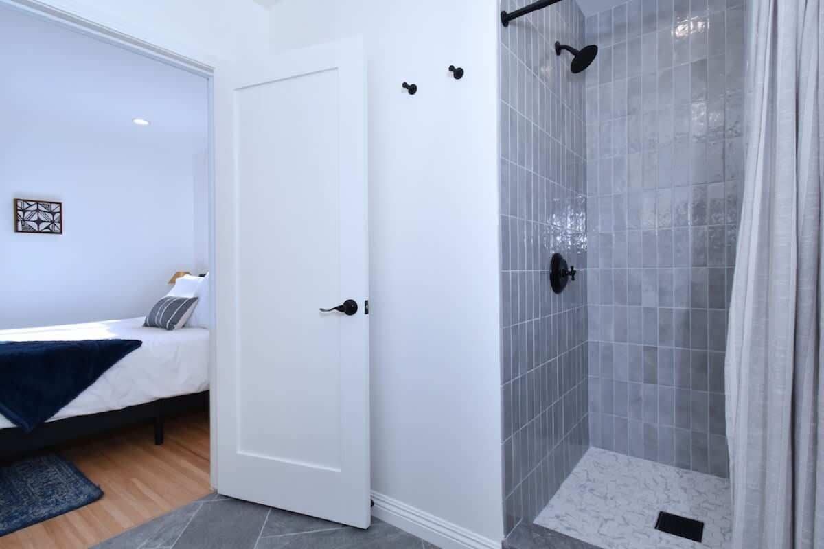 Shower, hair dryer