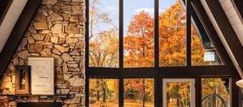 Maple Bluff Escape | A-Frame w/ Theater + Hot Tub