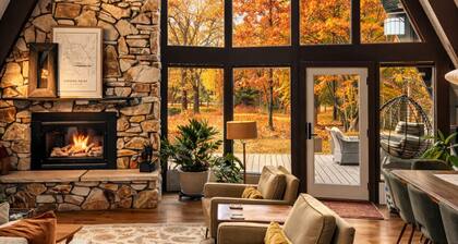 Maple Bluff Escape | A-Frame w/ Theater + Hot Tub