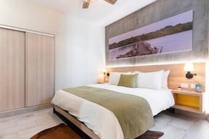 1 chambre, fer et planche à repasser, Wi-Fi, literie fournie