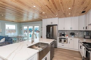 Fridge, coffee/tea maker, cookware/dishes/utensils - Sweet Caroline -Boardwalk, Luxury, 2 Bedroom, OCMD (Ocean City)