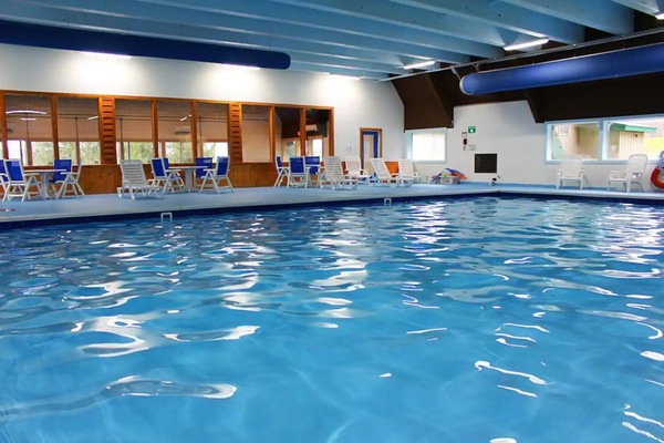 Indoor pool, a heated pool