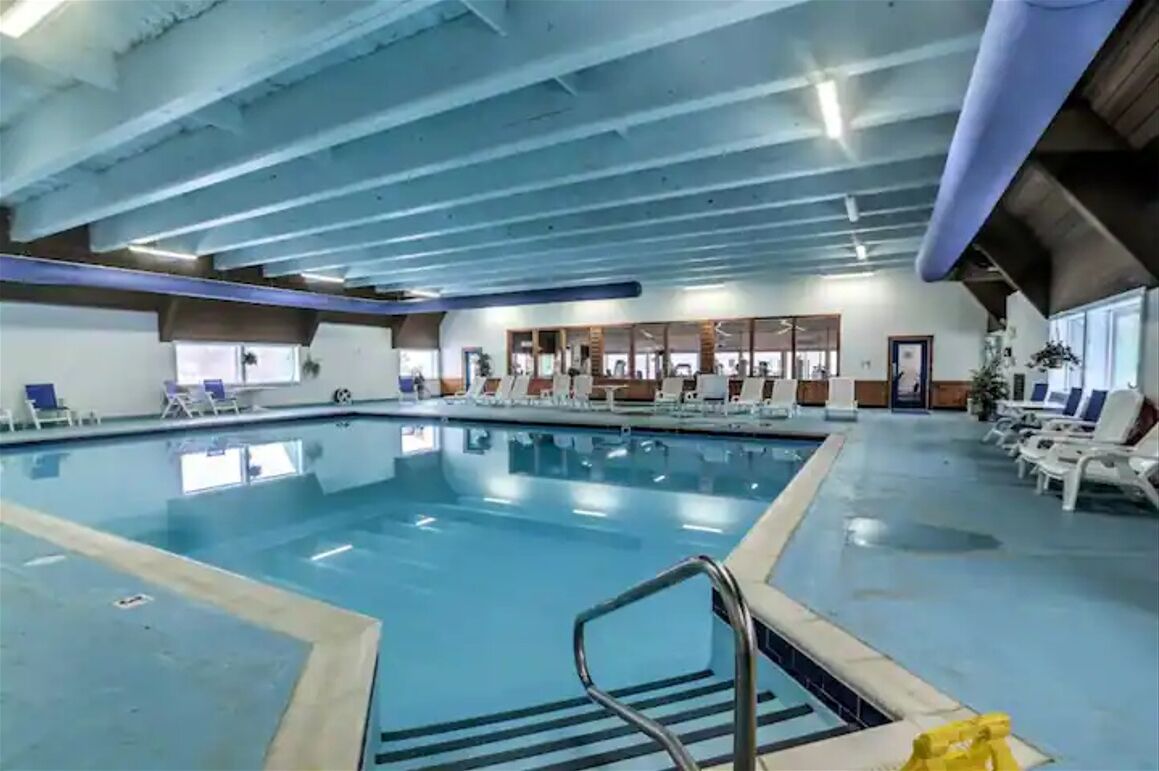Indoor pool, a heated pool