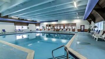 Indoor pool, a heated pool