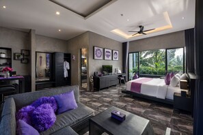 1 soverom, safe på rommet, skrivebord og strykejern/-brett