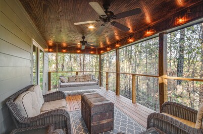 Waterfront Terry Home w/ 3 Decks & Hot Tub!