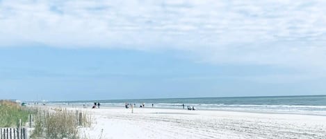 On the beach