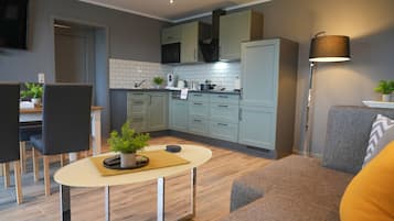 Comfort-Apartment | 1 Schlafzimmer, kostenloses WLAN, Bettwäsche
