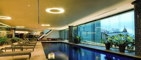 Apartment, 1 Bedroom, Patio, City View | Pool | Indoor pool