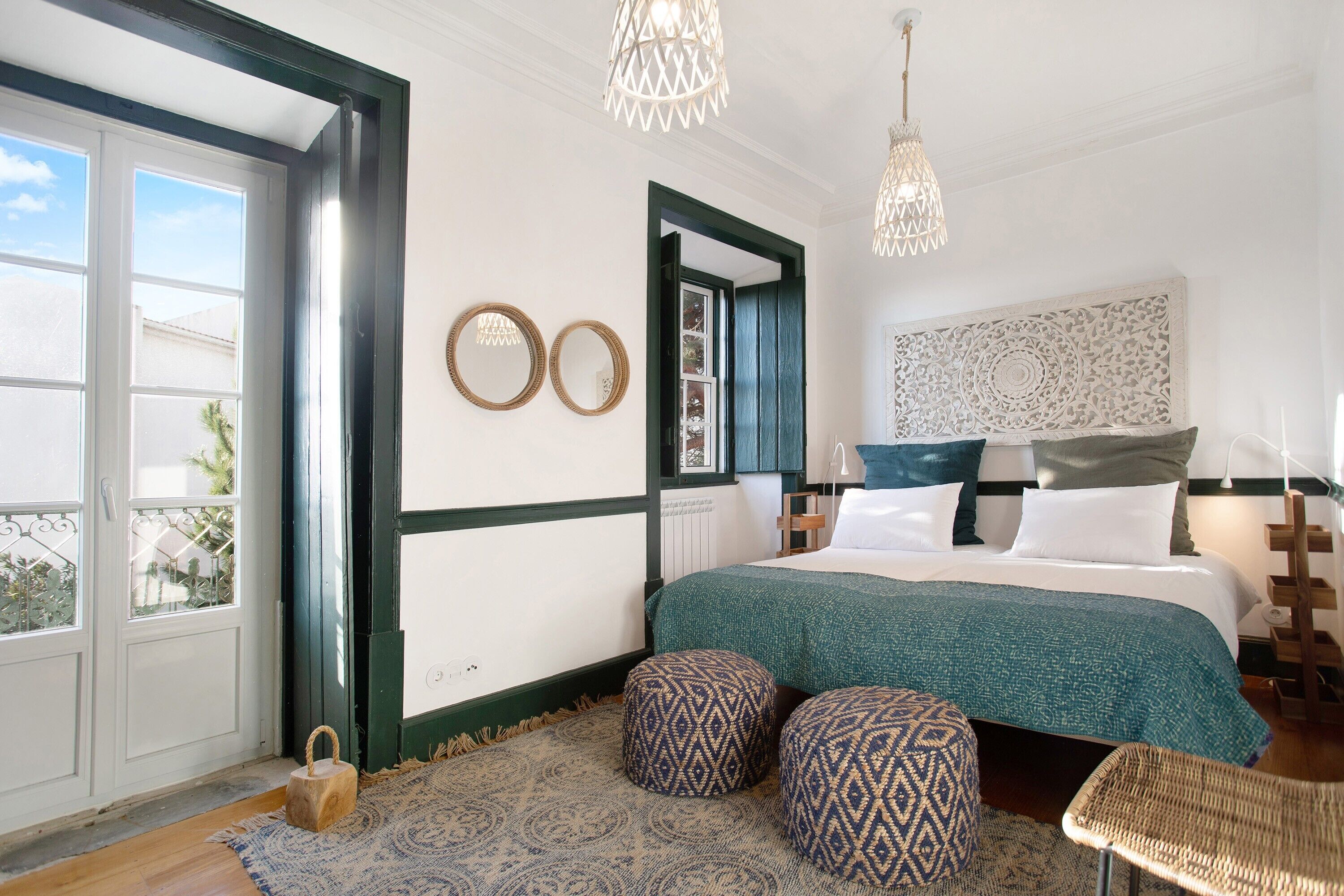 5 habitaciones, tabla de planchar con plancha y wifi gratis 