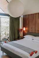 1 bedroom, laptop workspace, blackout drapes, free rollaway beds