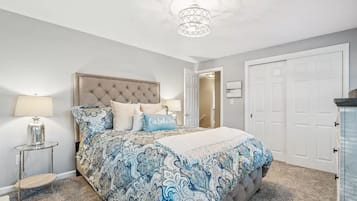 3 bedrooms, desk, iron/ironing board, free WiFi