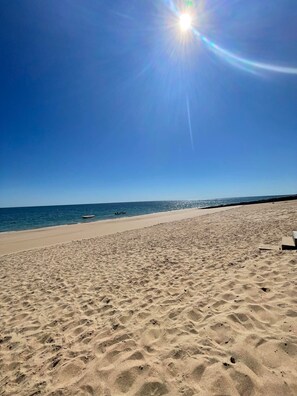 On the beach, sun-loungers, beach towels - Caballo De Mar Beach House - 3 bedroom/3 bathroom house right on the beach (Puerto Peñasco)