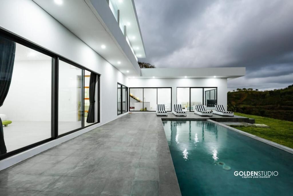 Luxury-Villa, 3 Schlafzimmer, Meerblick | Terrasse/Patio