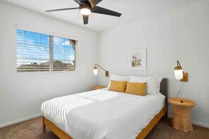 4 bedrooms, iron/ironing board, free WiFi, bed sheets