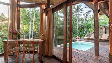 Villa Lune de Miel, 1 chambre, piscine privée | 1 chambre, décoration personnalisée, ameublement personnalisé