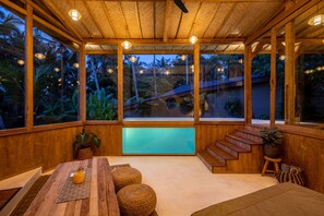 特色別墅, 2 間臥室, 私人泳池 | 起居區