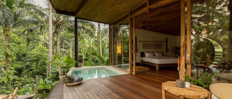 Design Villa, 1 Bedroom, Private Pool | Terrace/patio