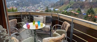 Apartment 'Ferienwohnung Panoramablick' with Mountain View, Private Garden and Wi-Fi