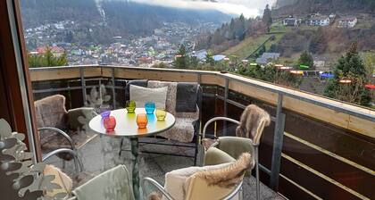 Apartment 'Ferienwohnung Panoramablick' with Mountain View, Private Garden and Wi-Fi