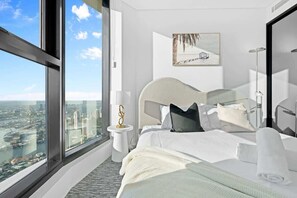 2 bedrooms, iron/ironing board, travel crib, WiFi