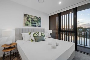 2 bedrooms, iron/ironing board, travel crib, WiFi