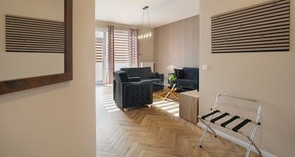 Ferienwohnung in einem Hotel "Hotel Zur Panke Wohnung 5" mit Gemeinschaftsterrasse und WLAN