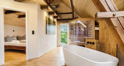 Ferienwohnung 'Heuboden' mit privatem Saunabereich