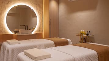 Couples treatment room(s), sauna, body treatments, aromatherapy