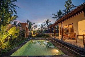 Honeymoon Villa, 1 Bedroom, Private Pool | Terrace/patio - Green Sari Private Villa (Ubud)