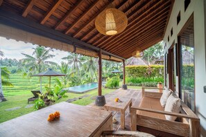Exclusive Villa, Private Pool | Terrace/patio - Green Sari Private Villa (Ubud)