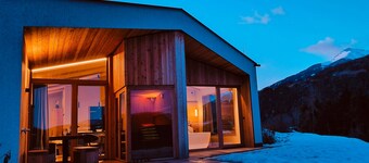 "Oberplunerhof Luxury Chalet Skyline" with Mountain View, Private Terraces & Shared Garden