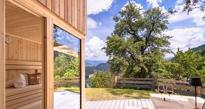 Oberplunerhof Luxury Chalet Woods with Mountain View, 2 Terraces & Garden