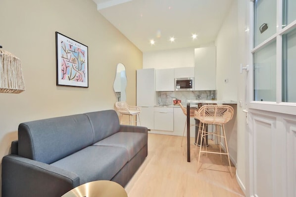 Smart TV - 0.Appart 4Pers#1 Bedroom#Paris 15#Commerce (Paris)