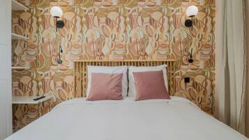 1 slaapkamer, een strijkplank/strijkijzer, reisbedje, wifi