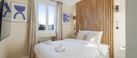 1 chambre, fer et planche à repasser, lit parapluie, Wi-Fi