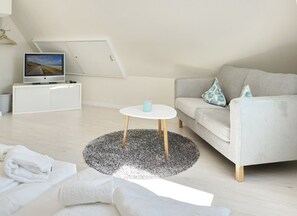 TV, DVD player, stereo