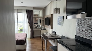 Studio, privat bad