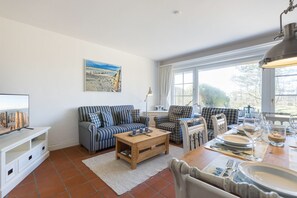 TV, DVD player, stereo