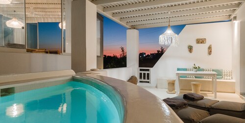 Appartement dans un hôtel "Aeolos Thalia Suite" avec vue sur la mer, Wi-Fi et climatisation