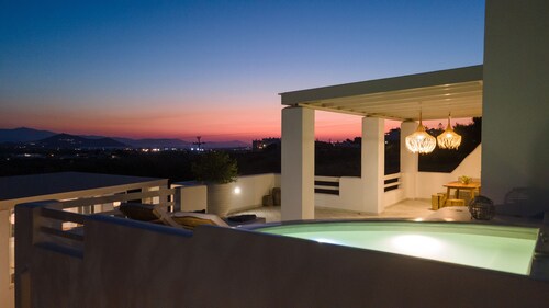 Villa 'Aeolos Erato' avec vue sur la mer, Wi-Fi et climatisation