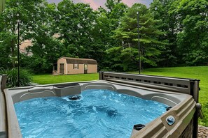 Idromassaggio all'aperto