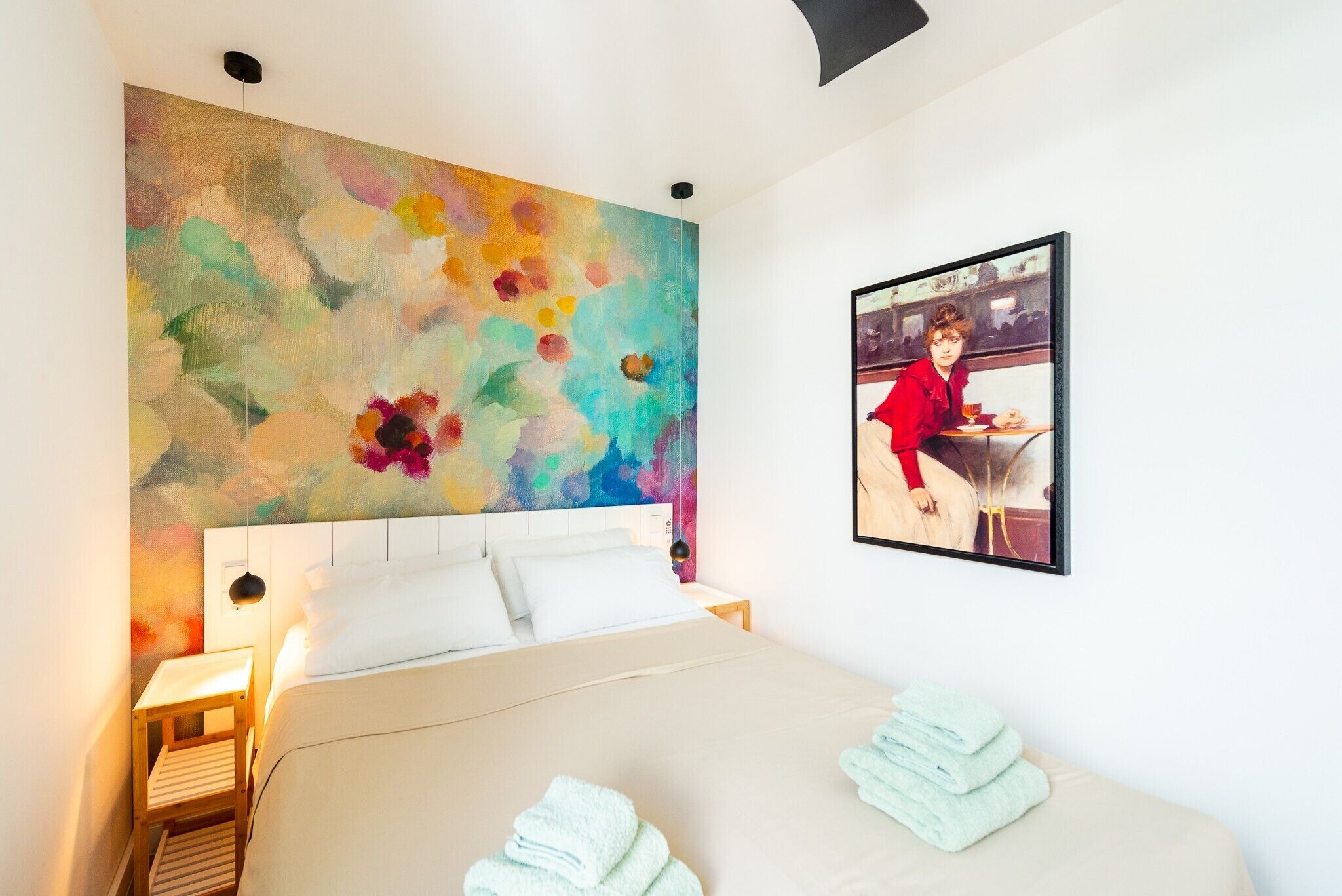 2 slaapkamers, een strijkplank/strijkijzer, gratis wifi, beddengoed