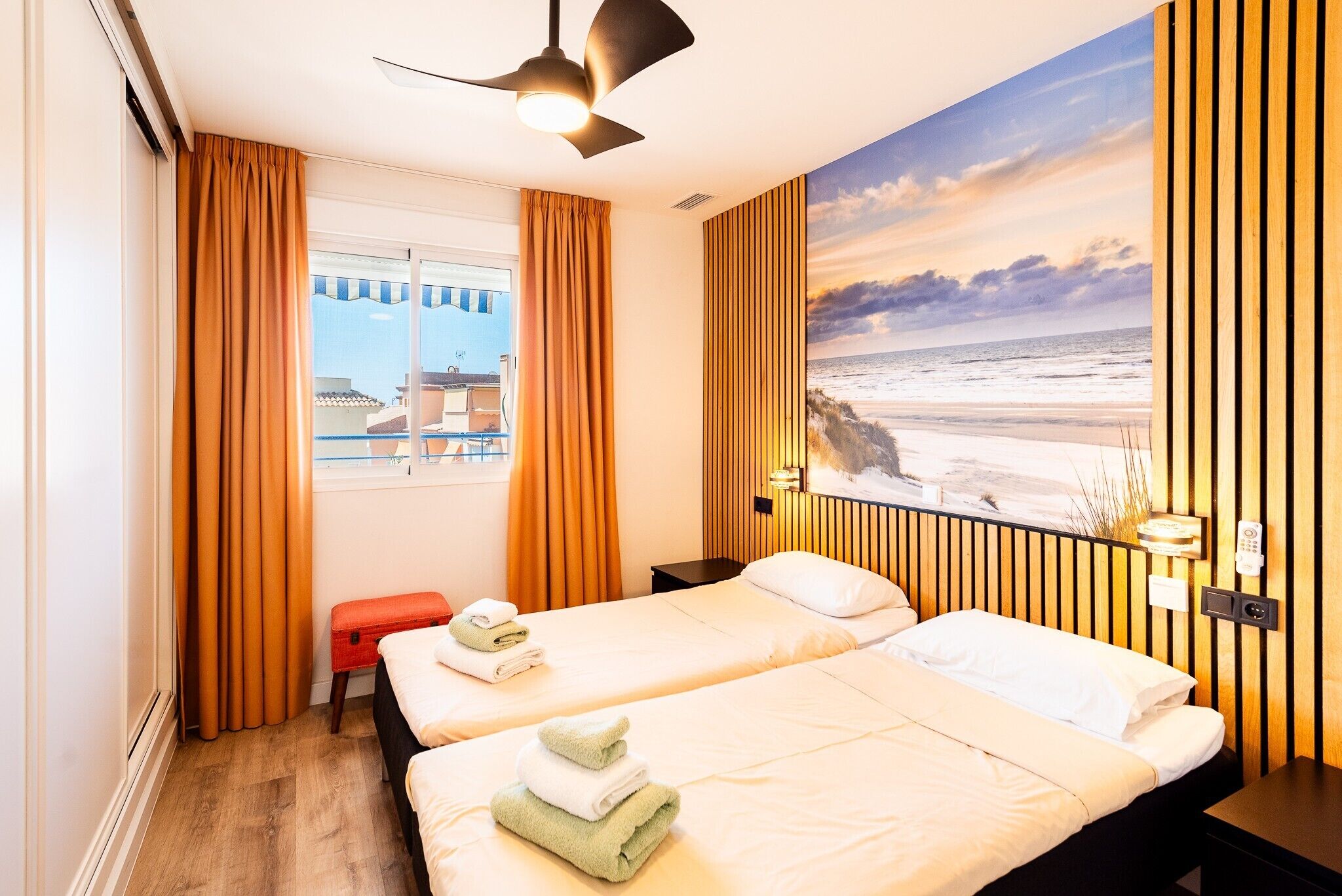 2 habitaciones, tabla de planchar con plancha y wifi gratis 