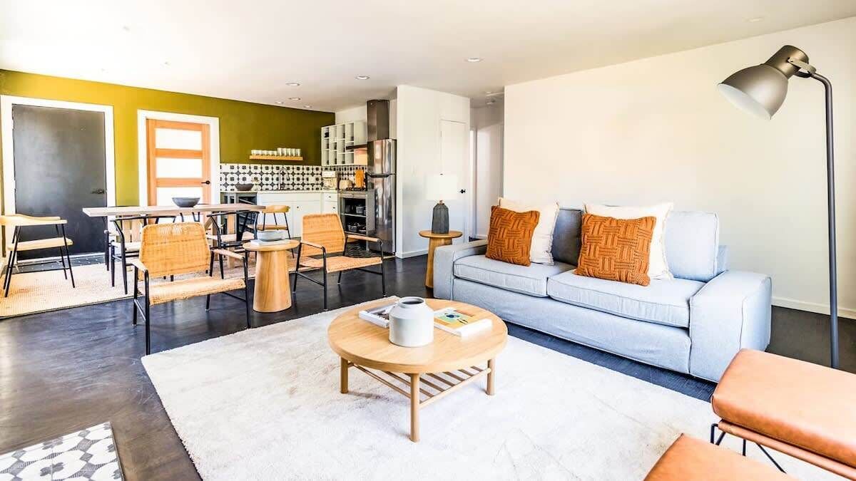 Contemporary Front House w Shared Patio