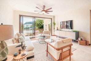 TV, offices - Comfortable apt with 2br w/balcony in Portillo (Las Terrenas)