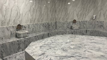 Salas para tratamentos a dois, banho turco/hammam