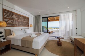 Ropa de cama de alta calidad, colchones con pillow-top y minibar 